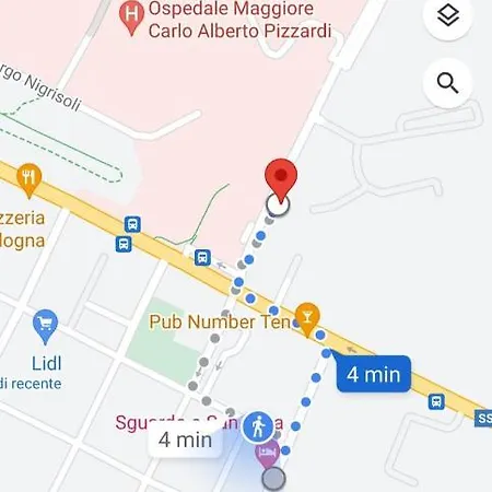 Sguardo A San Luca Apartamento Bolonia